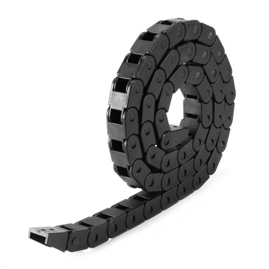 7x7mm Plastic Nylon Cable Drag Chain 1000mm (1mtr) Long R15 for CNC Robotics 3D Printer