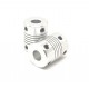 2Pcs 8x8mm Motor Jaw Shaft Coupler Aluminum 8mm Flexible Coupling for Nema 23 3D Printer Z Axis For RepRap