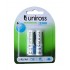 2pcs Uniross 2500 series 1.2V 2200 mAh AA Cell NiMH Rechargeable Battery - Home