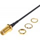 1Pcs 10cm long Mini PCI U.FL to SMA Female Connector Antenna WiFi Pigtail Cable IPX to SMA Extension