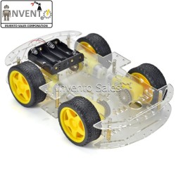 4 wheels 2 layer Smart Robot Car Chassis Kit with Battery Holder BO Motor for DIY Projects