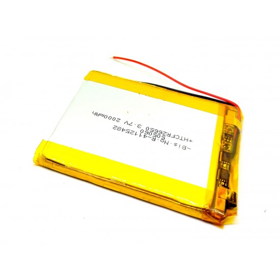 3.7V 2000mAh Li-ion Rechargeable Battery 65x50x5mm for Quadcopter Helicopter Drones GPS PDA DVD iPod Tablet PC DIY