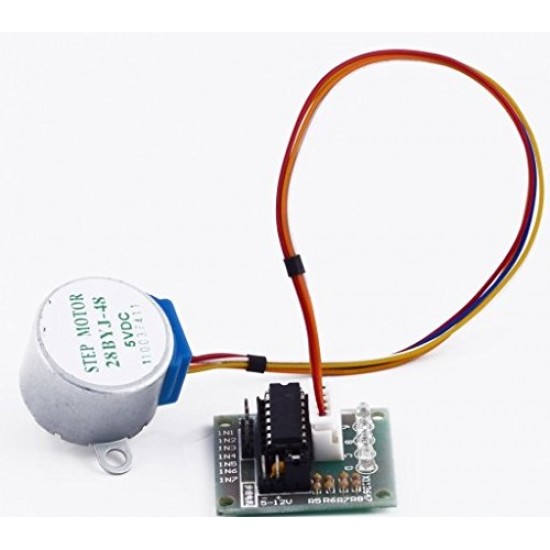 5V Stepper Motor 28BYJ-48 With Drive Test Module Board ULN2003 5 Line 4 Phase