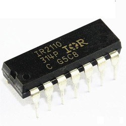 1pcs IR2110 IC - High and Low Side MOSFET driver - 500V Offset - 2A - PDIP 14