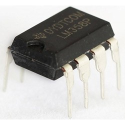 5pcs LM358 IC - Low Power Dual Op-Amp - 8-DIP