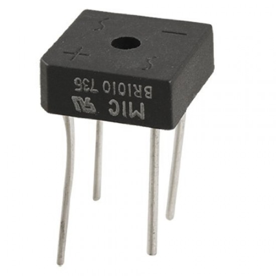 2pcs BR1010 10A 1000V Full Wave Bridge Rectifier Module