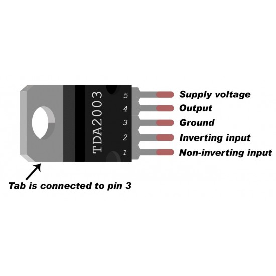 2pcs TDA2003 IC 10W Audio Amplifier