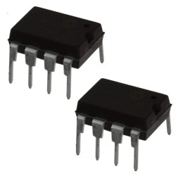 2Pcs NE5532 Dual Low-Noise High-Speed Audio Operational Amplifier (OPAMP) DIP8
