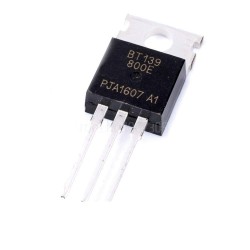 2pcs BT139-800E,127 - Triac, 800 V, 16 A, TO-220AB, 25 mA, 1.5 V, 5 W High Switching Speed Silicon Transistor