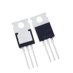 2Pcs TIP41C Bipolar (BJT) Single Transistor, NPN, 100 V, 65 W, 6 A, 75 hFE