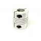 1Pcs 8x12mm Motor Jaw Shaft Coupler Aluminum 8mm 12mm Flexible Coupling for Nema 23 3D Printer Z Axis For RepRap 1Pcs 8x12mm Motor Jaw Shaft Coupler Aluminum 8mm 12mm Flexible Coupling for Nema 23 3D Printer Z Axis For RepRap