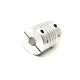 1Pcs 8x12mm Motor Jaw Shaft Coupler Aluminum 8mm 12mm Flexible Coupling for Nema 23 3D Printer Z Axis For RepRap 1Pcs 8x12mm Motor Jaw Shaft Coupler Aluminum 8mm 12mm Flexible Coupling for Nema 23 3D Printer Z Axis For RepRap