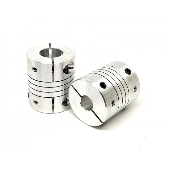 1Pcs 8x12mm Motor Jaw Shaft Coupler Aluminum 8mm 12mm Flexible Coupling for Nema 23 3D Printer Z Axis For RepRap 1Pcs 8x12mm Motor Jaw Shaft Coupler Aluminum 8mm 12mm Flexible Coupling for Nema 23 3D Printer Z Axis For RepRap