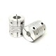 1Pcs 8x12mm Motor Jaw Shaft Coupler Aluminum 8mm 12mm Flexible Coupling for Nema 23 3D Printer Z Axis For RepRap 1Pcs 8x12mm Motor Jaw Shaft Coupler Aluminum 8mm 12mm Flexible Coupling for Nema 23 3D Printer Z Axis For RepRap
