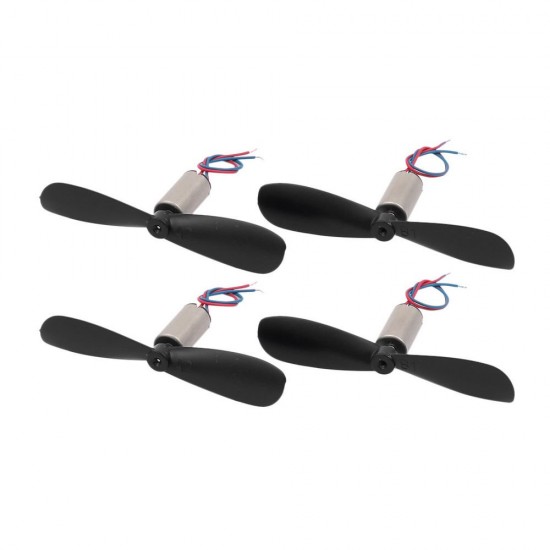 4pcs DC 4.2V 614 6x14mm Micro Coreless Motor With 4pcs Propeller High Speed Mini Drones