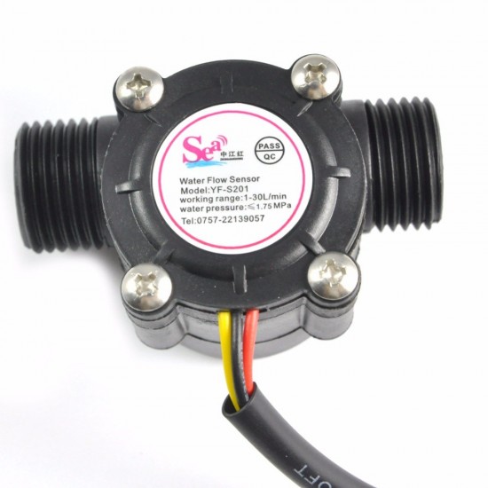 YF-S201 1-30L/min Water Flow Hall Counter/Sensor Water control Water Flow