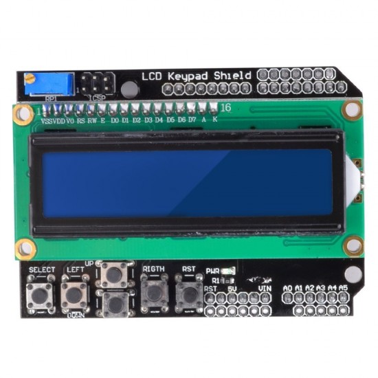 16x2 LCD Keypad Shield LCD1602 Module Display For DIY LCD Shield UNO MEGA