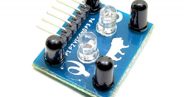 4 Pin Color Sensor Color Sensor Module With 4-Bit Analog Output Color Recognition Sensor ...