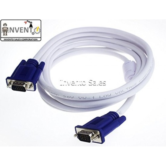 30 mtr VGA Male to M 15 Pin 15P Extension Cable SVGA For PC Laptop Monitor