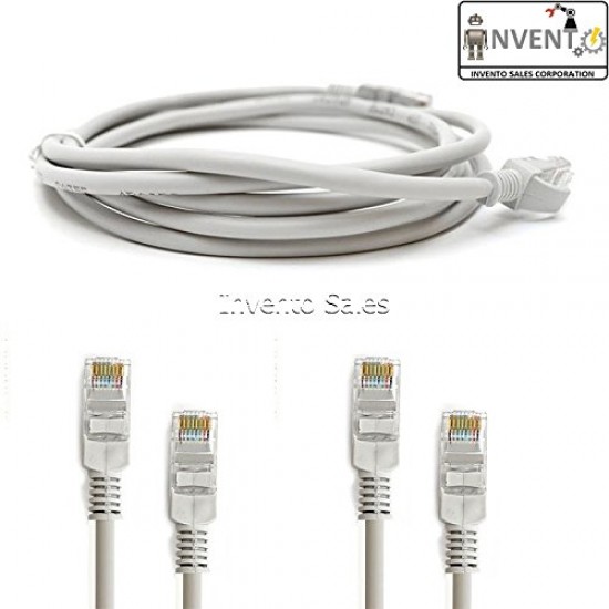 1.5 mtr RJ45 Ethernet Network LAN Cat5e Cat5 Patch Cable For Computer Router TV PC