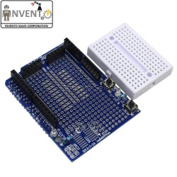 1Pcs Proto Shield prototype expansion board with SYB-170 mini breadboard Indian Make For DIY