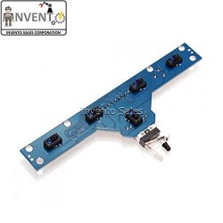 Five 5 IR Sensor Array with Obstacle Avoidance compatible Avoidance sensor Obstacle sensor Indian make for Smart car RC Car DIY