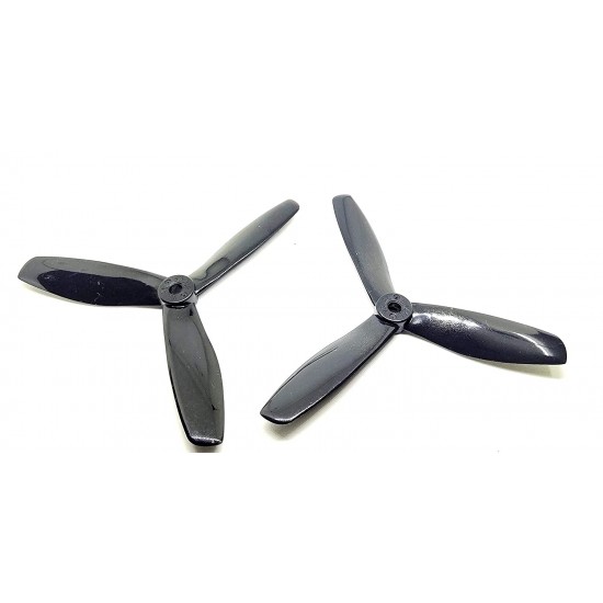 1 Pair 5 inch Long 5045 CW/CCW 3 Blade Propeller Prop for RC Multi Quadcopter Helicopter UAV QAV250 DIY