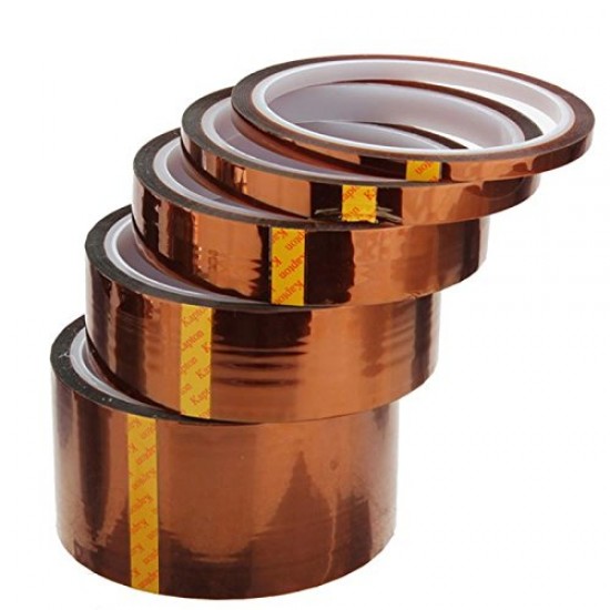10mm x 33M Kapton Tape High Temp. Heat Resistant for 3D Printer/Electronics/DIY