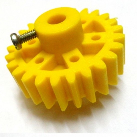 2pcs Plastic Spur gear 25 Teeth 39mm dia, 12mm Width, 6mm hole for DIY Projects