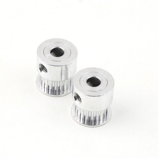 2pc GT2 Pulley 20T Teeth 5mm Bore Timing Pulley 3D Printer Part for GT2-6mm Belt