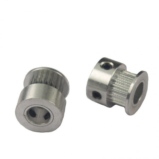 2pc GT2 Pulley 20T Teeth 5mm Bore Timing Pulley 3D Printer Part for GT2-6mm Belt