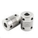 2pcs 5 x 8mm Aluminium Flexible Coupling for Nema 17 Z Axis 3D Printer CNC DIY
