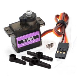 MG90S Tower Pro Metal Geared Servo Motor for Plane Helicopter Boat Car Quadcopter