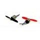 2pcs N20 3.7V Mini Drone DC Motor 10x12x15mm 6000 RPM + 2Pcs 55m Propeller For Airplane Helicopter Drones Toy Car Robot DIY