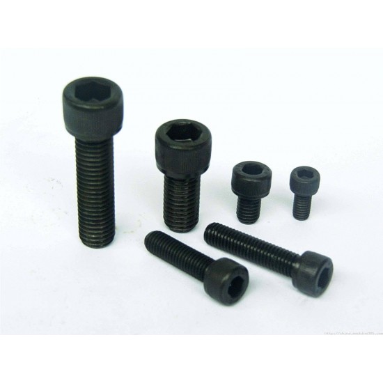 20 pcs M3 x 6 mm Long Allen Screws - Black Anodized for DIY Projects 20 pcs M3 x 6 mm Long Allen Screws - Black Anodized for DIY Projects